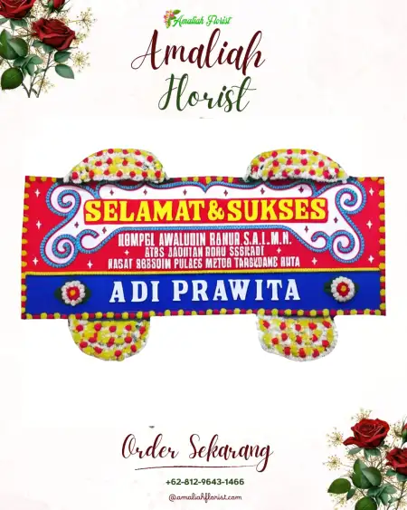 Papan Bunga Ucapan Selamat Soborejo